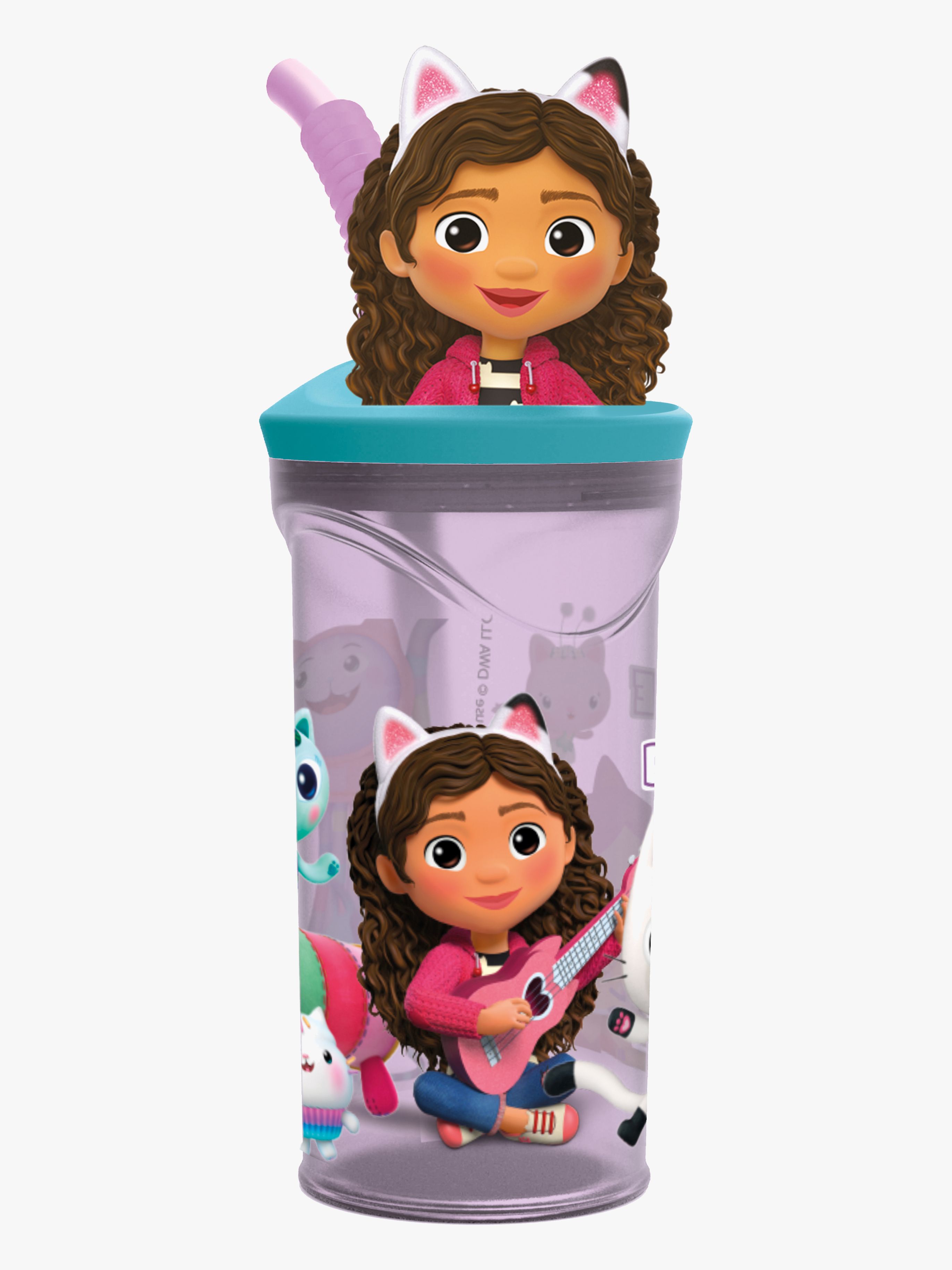 3D Figur Trinkflasche Party, Lila