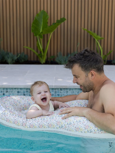 SUNNYLiFE Baby Float Together Aufblasbare Luftmatratze, Into the Garden