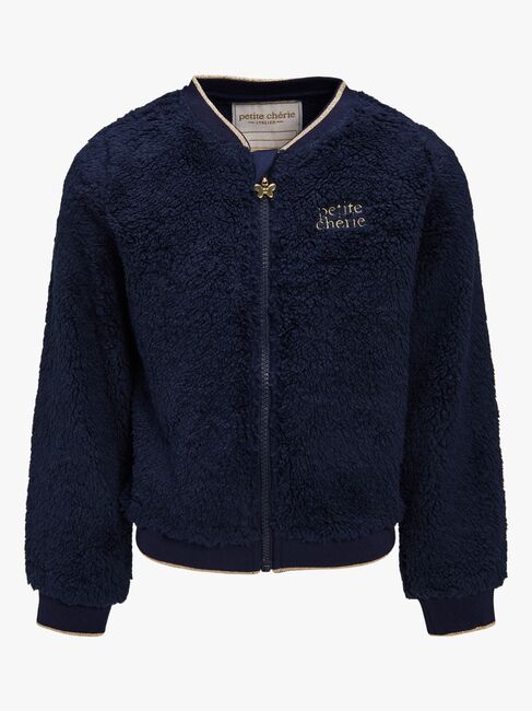 Petite Chérie Atelier Vienna Fleecejacke, Black Iris