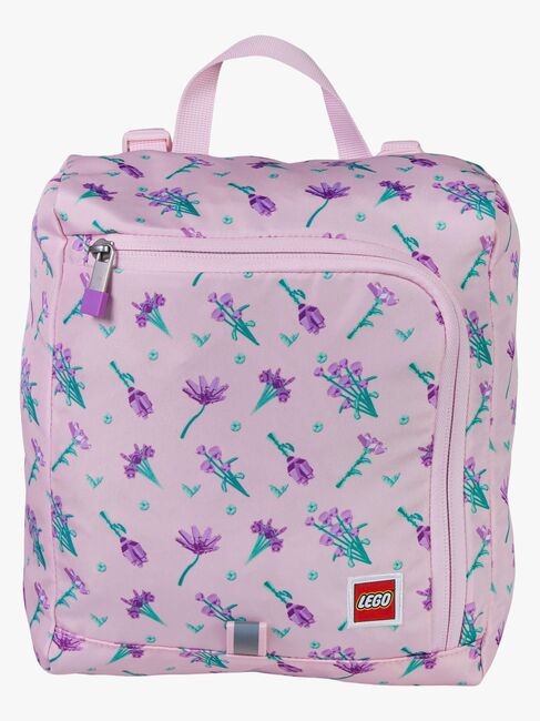 LEGO® Flowers Rucksack 20L, Rosa