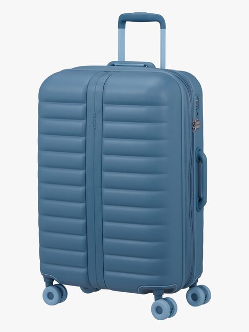 American Tourister Neovibe Spinner Koffer 66-74L, Steel Blue