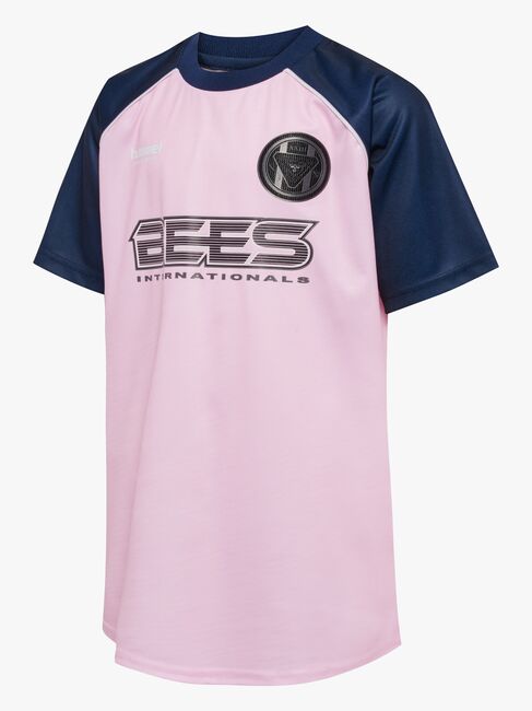 Hummel JR Loose Tiger Soccer T-Shirt, Roseate Spoonbil