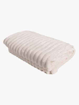 KMCarpets Stripe Decke 130x170, Creme