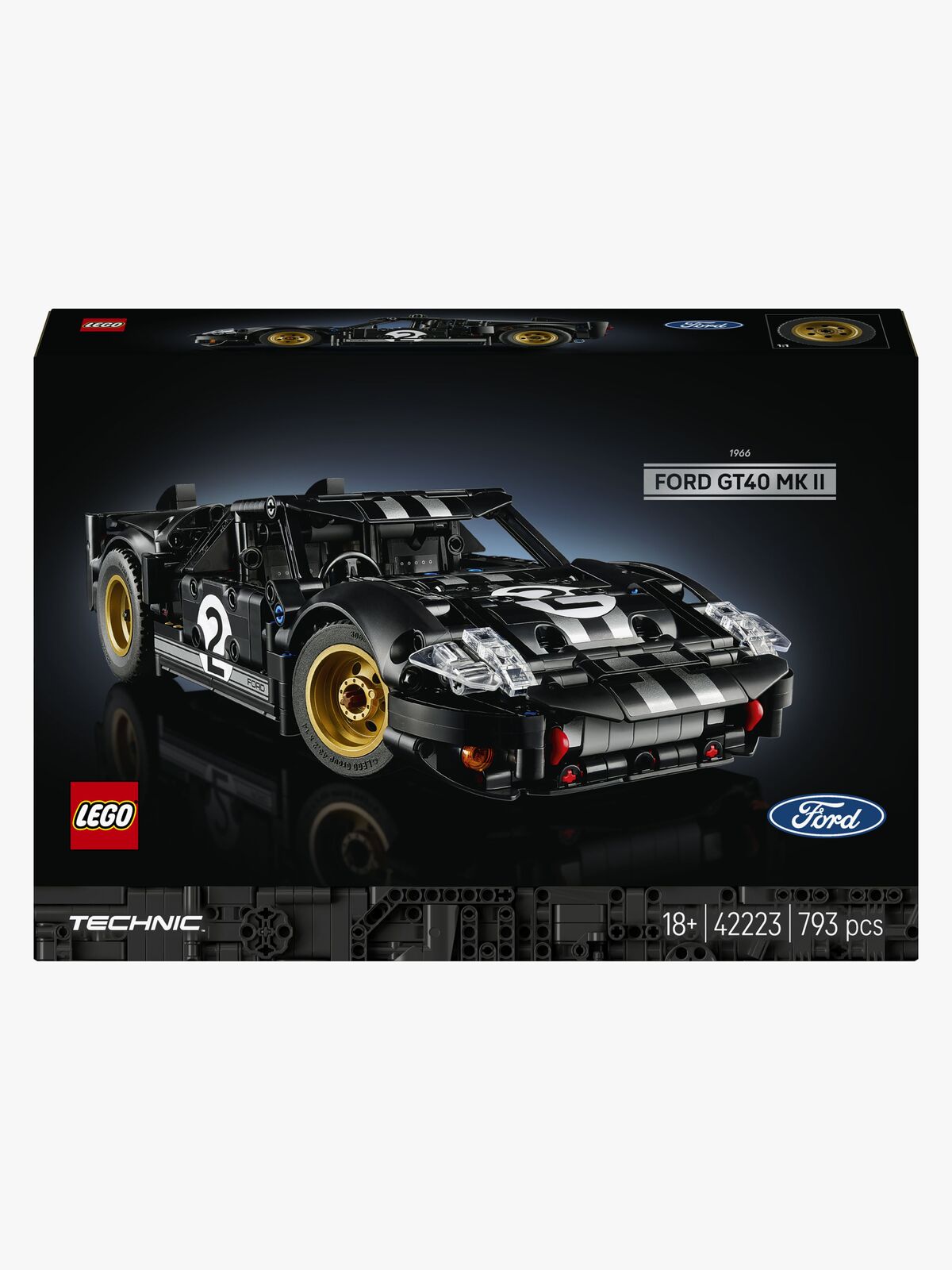LEGO Technic 42223 1966 Ford GT40 MKII Rennwagen
