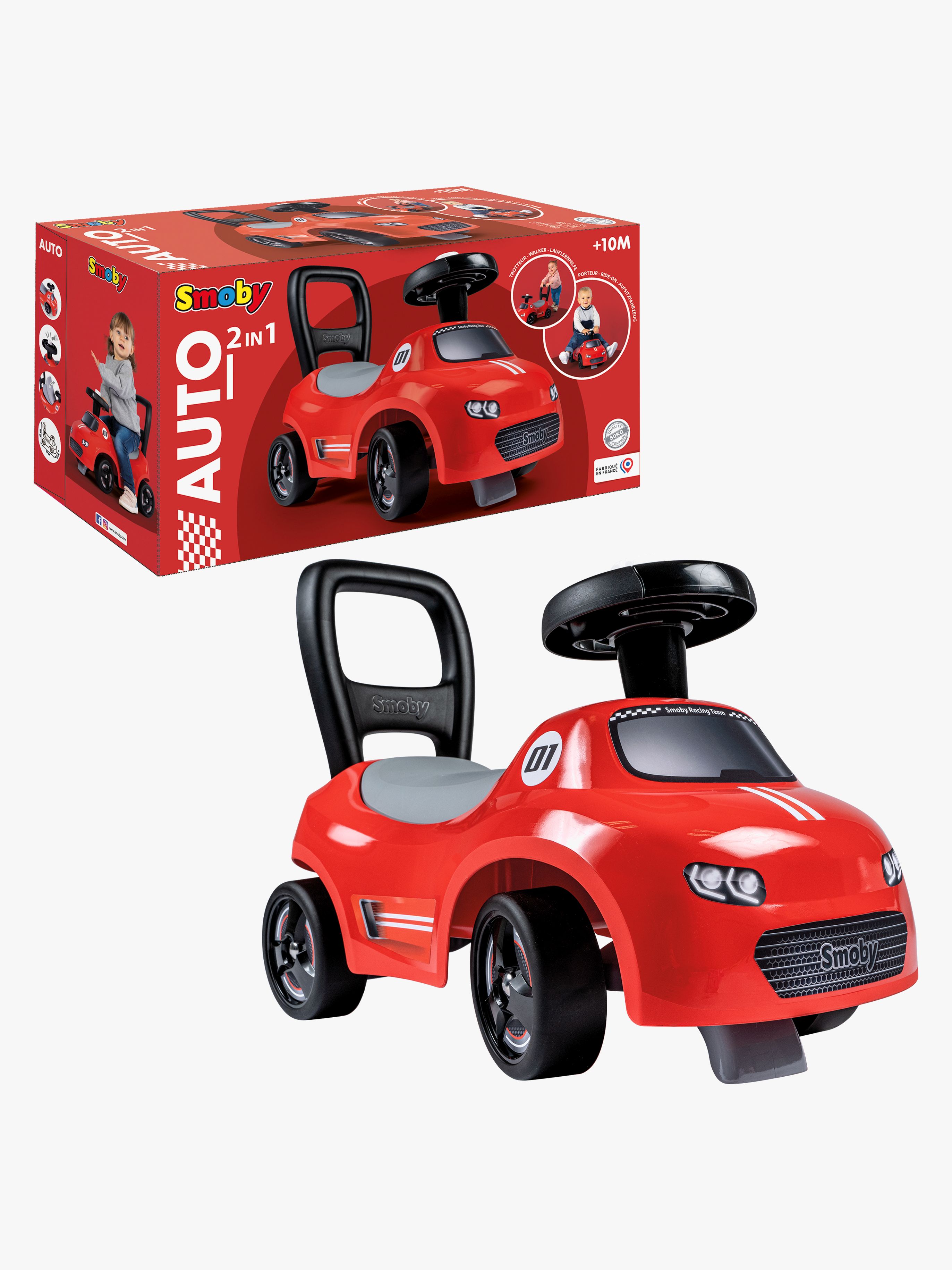 Smoby Rutschauto, Rot