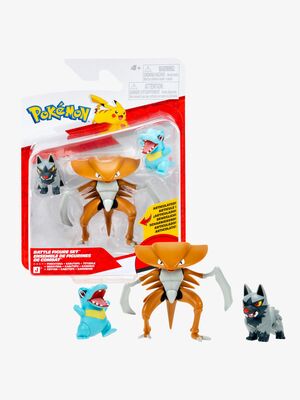Pokémon Battle Figurenset Fiffyen, Karnimani & Kabutops 3er-Pack