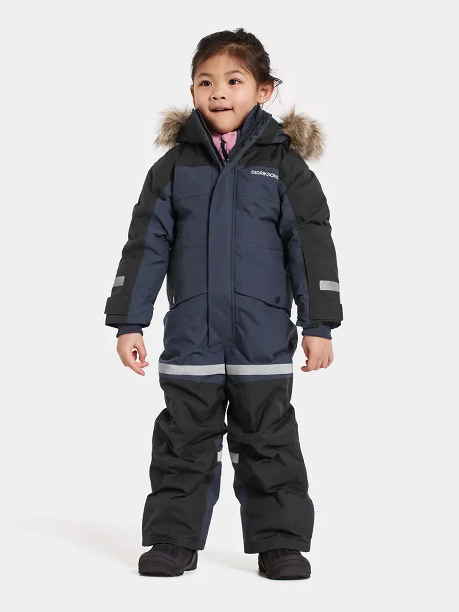 Didriksons Bjärven Outdoor-Overall, Navy, 130