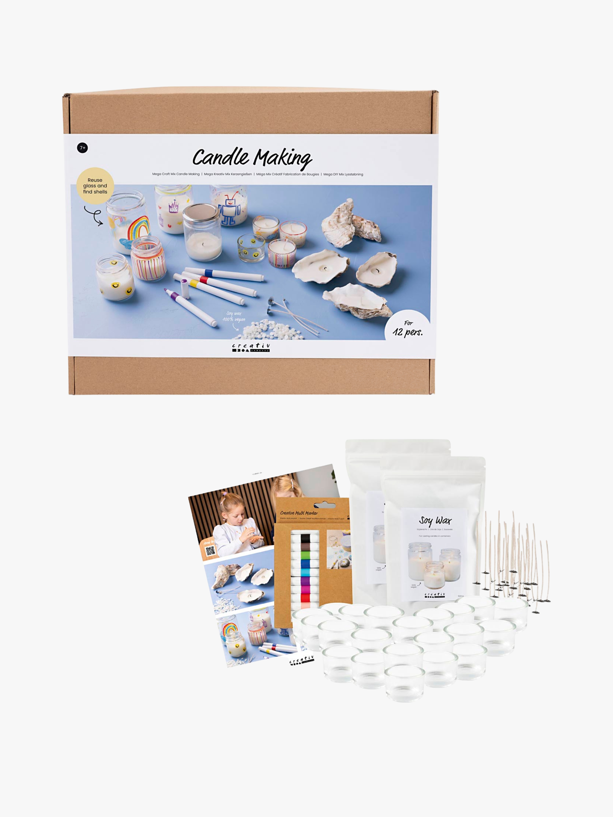 Kreativset DIY Kerzengießen