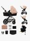Kinderkraft MOOV 2 4-in-1 Kombikinderwagen, Sand Beige