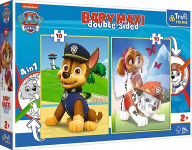Trefl Primo Paw Patrol Baby Maxi Puzzles 2x10 Teile