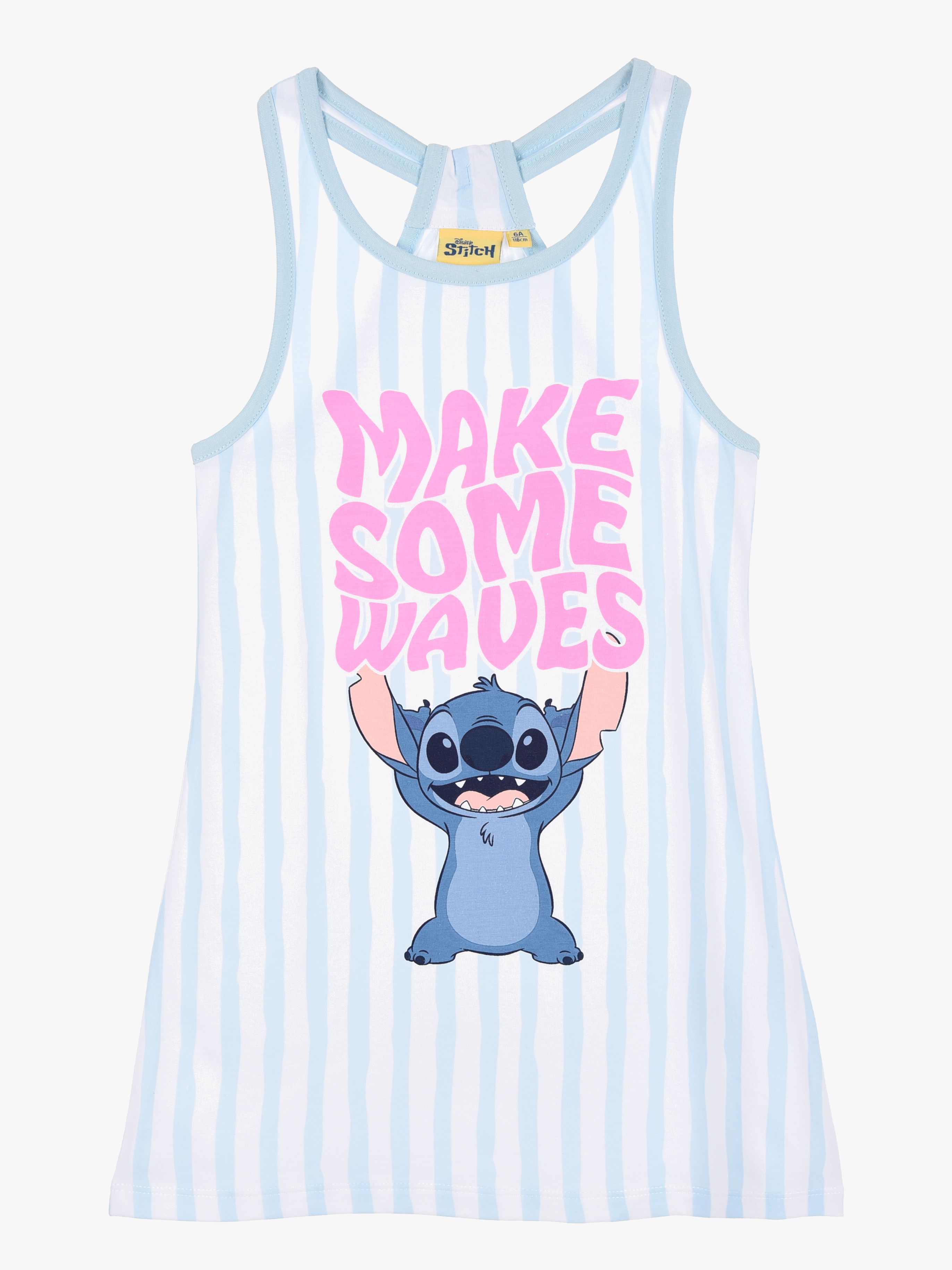 Disney Stitch Kleid, Hellblau, 104-110