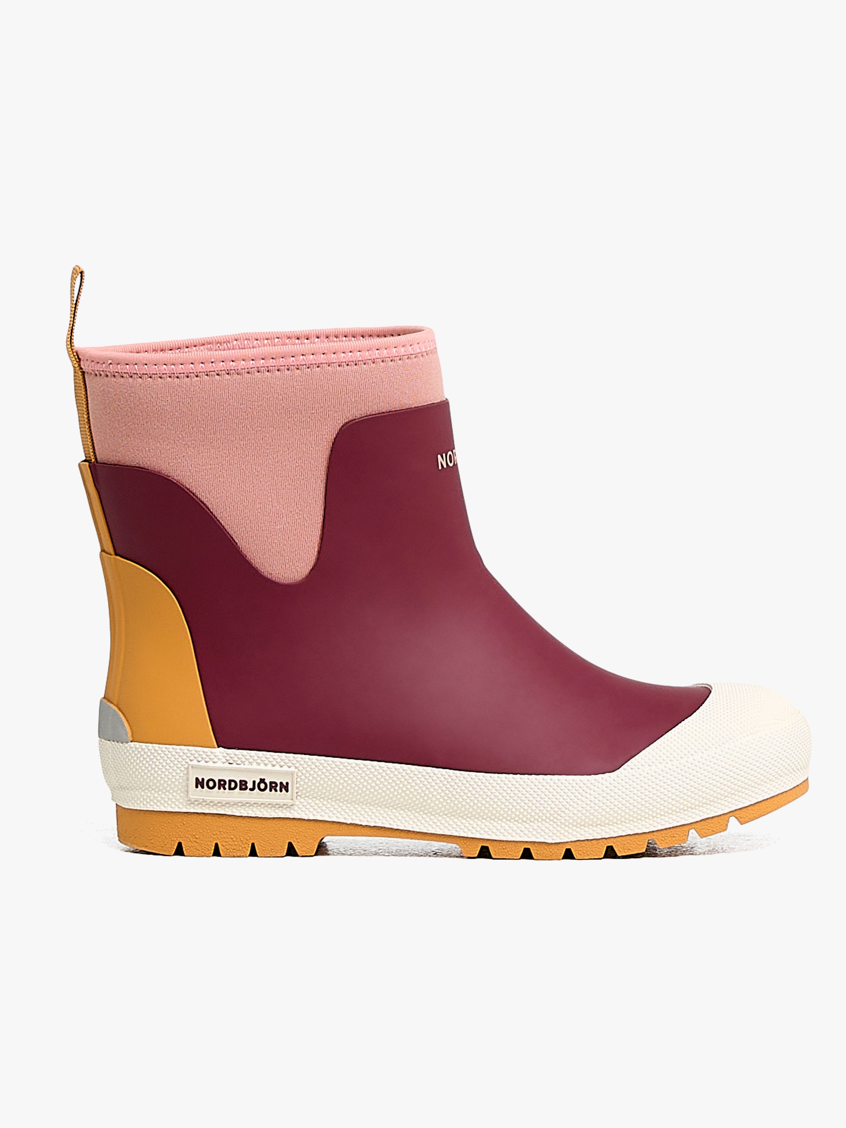 Nordbjörn Viskan Gefütterte Gummistiefel, Madder Brown/Rose Dawn/Inca Gold, 28, Kindergummistiefel, Kinderstiefel, Gummistiefel kinder, Kids