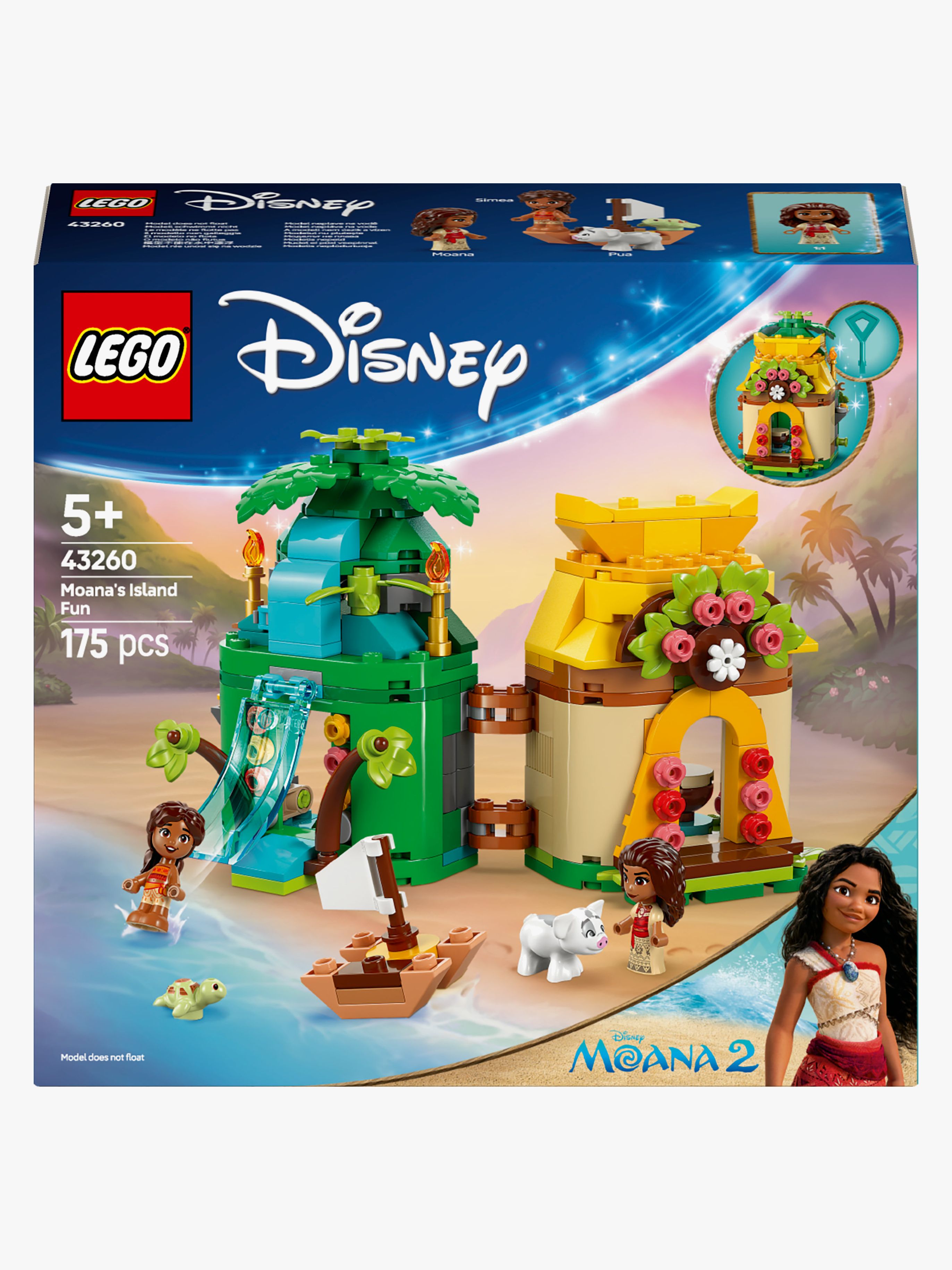 LEGO Disney Princess 43260 Vaianas Inselspaß
