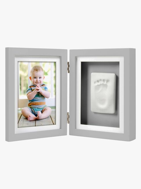 Pearhead Babyprints Fotorahmen, Grau