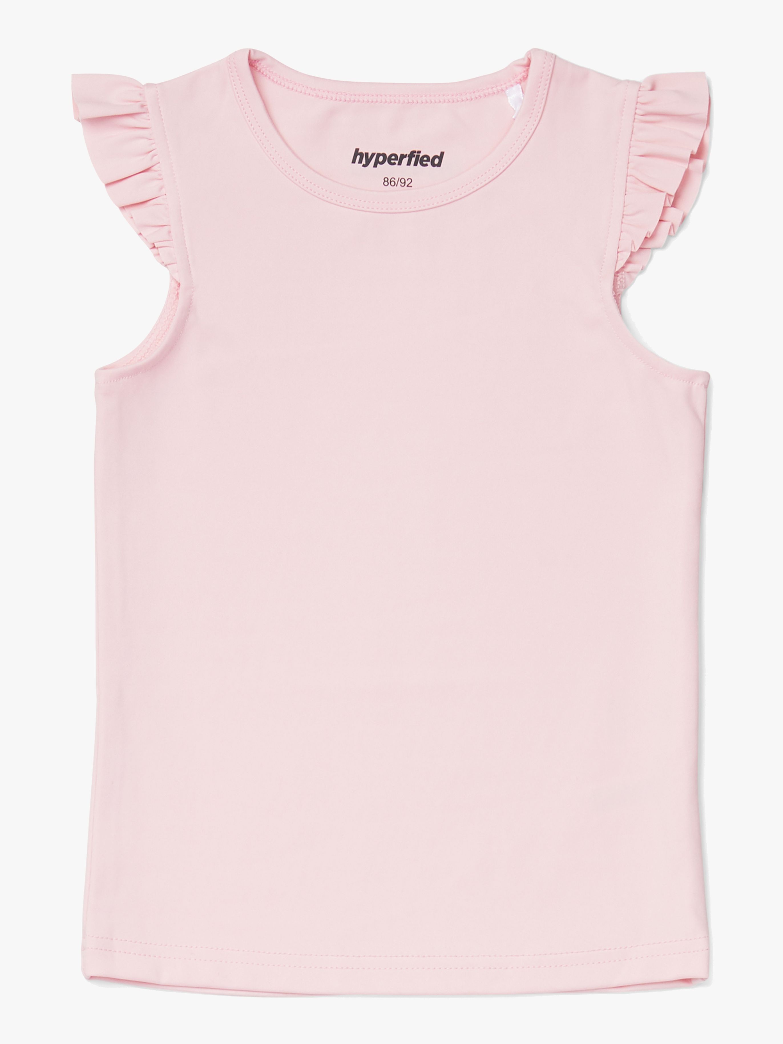 Frill Tank Top, Chalk Pink 86-91