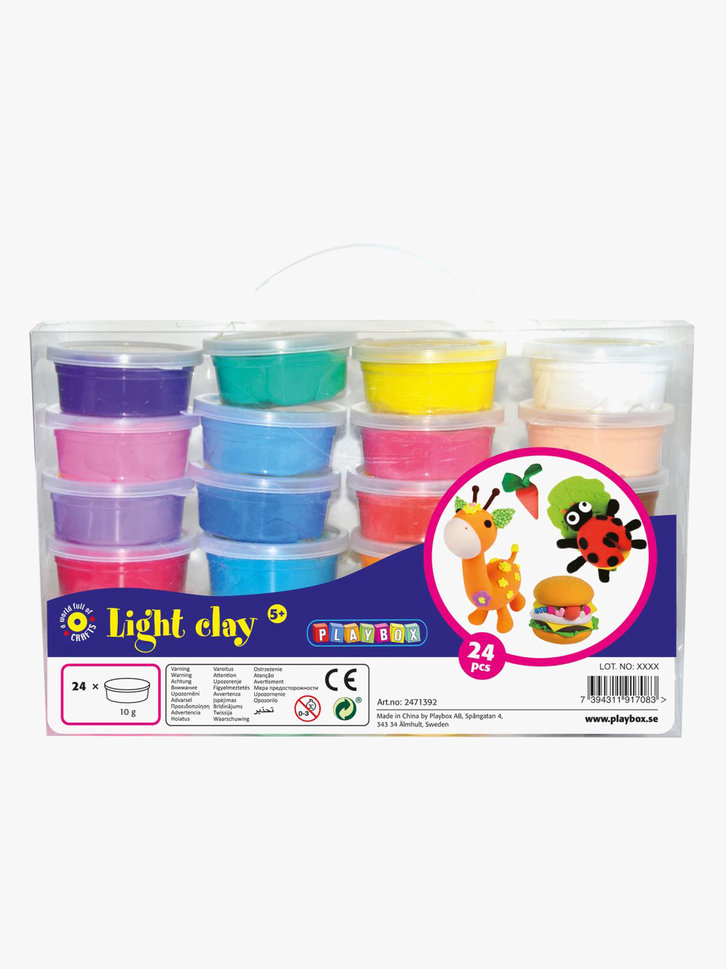 Spielknete, 24 Teile