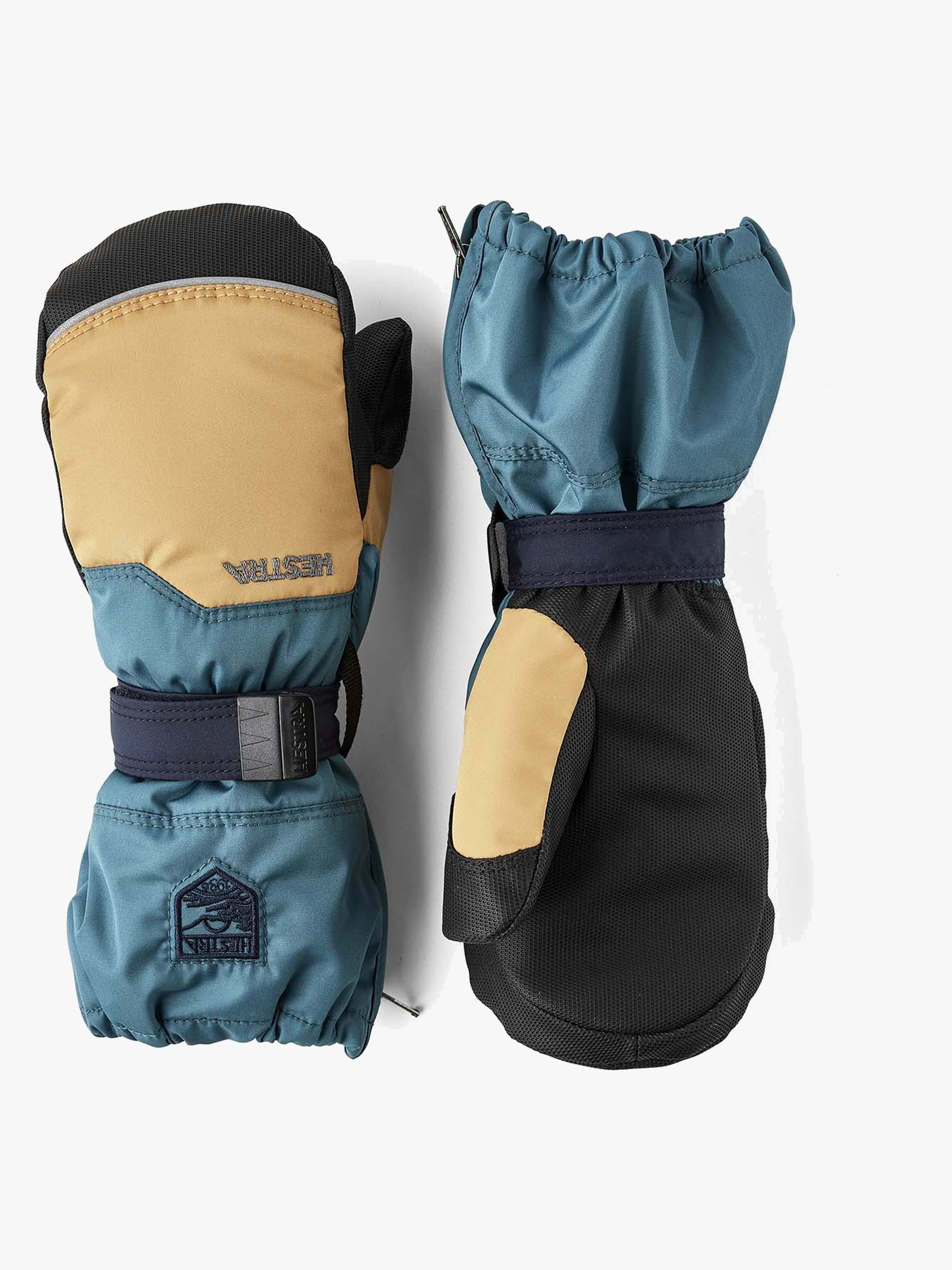 Hestra Baby Zip Fäustlinge Sand/Petrol, 3