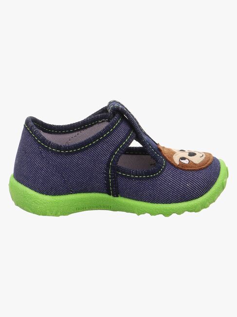 Superfit Spotty Hausschuhe, Dark Blue/Green