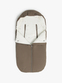 Beemoo Light Mini-Fußsack, Taupe Swallow