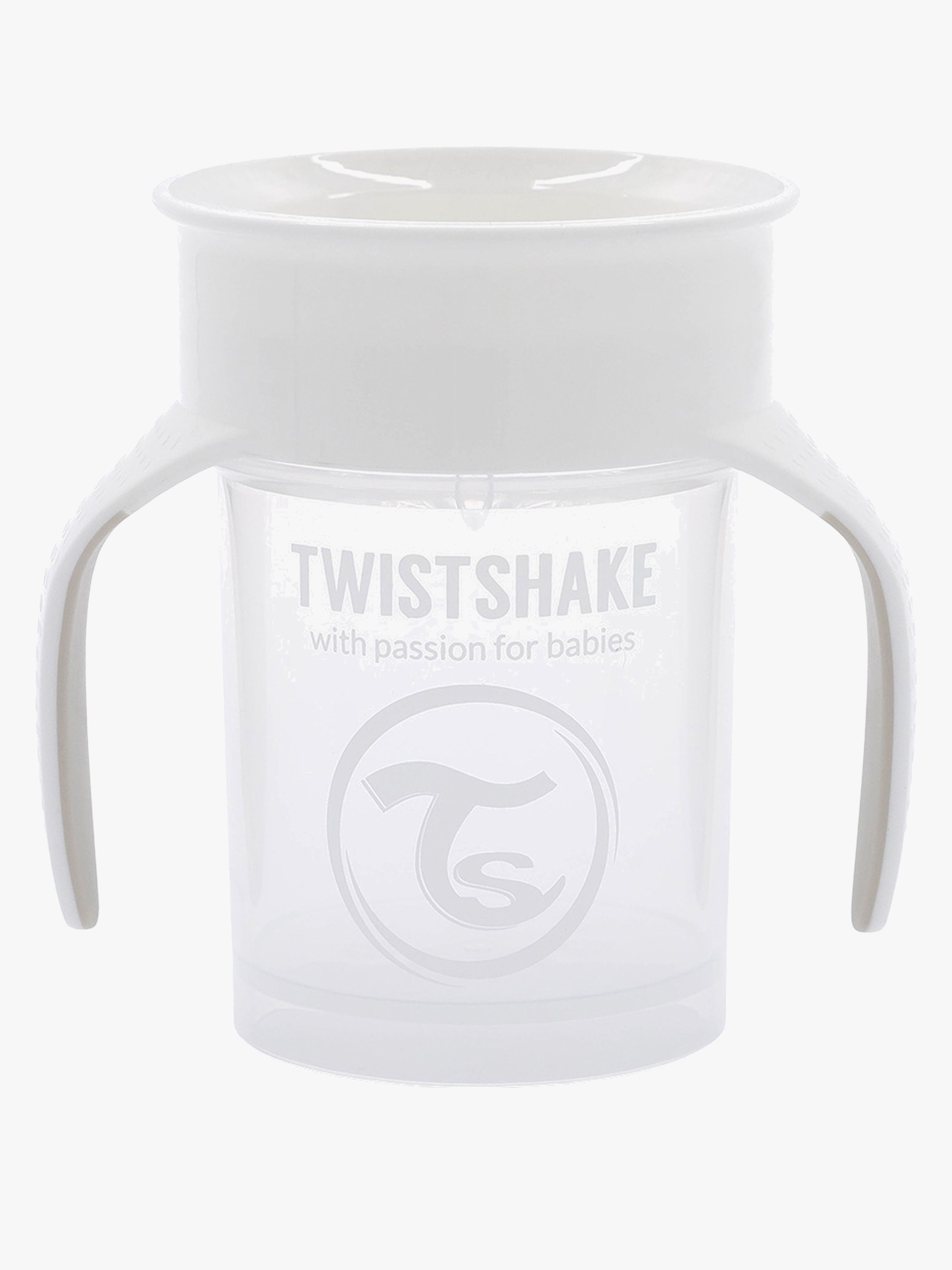 Twistshake 360 Trinklernbecher, White