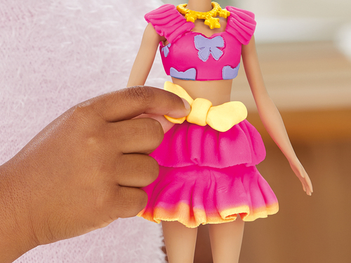 Play-Doh Barbie Knete mit Puppe Rüschen & Schleifen
