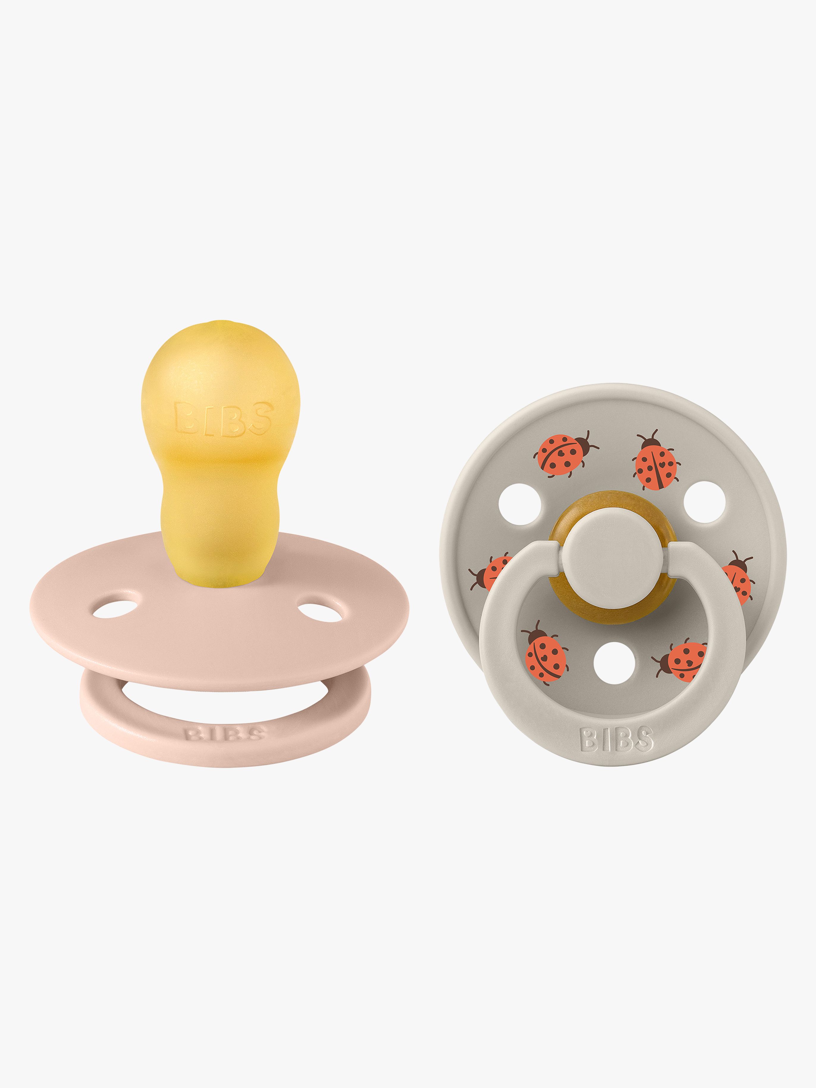 Studio Colour Ladybug Schnuller 2er-Pack Latex Größe 3, Blush