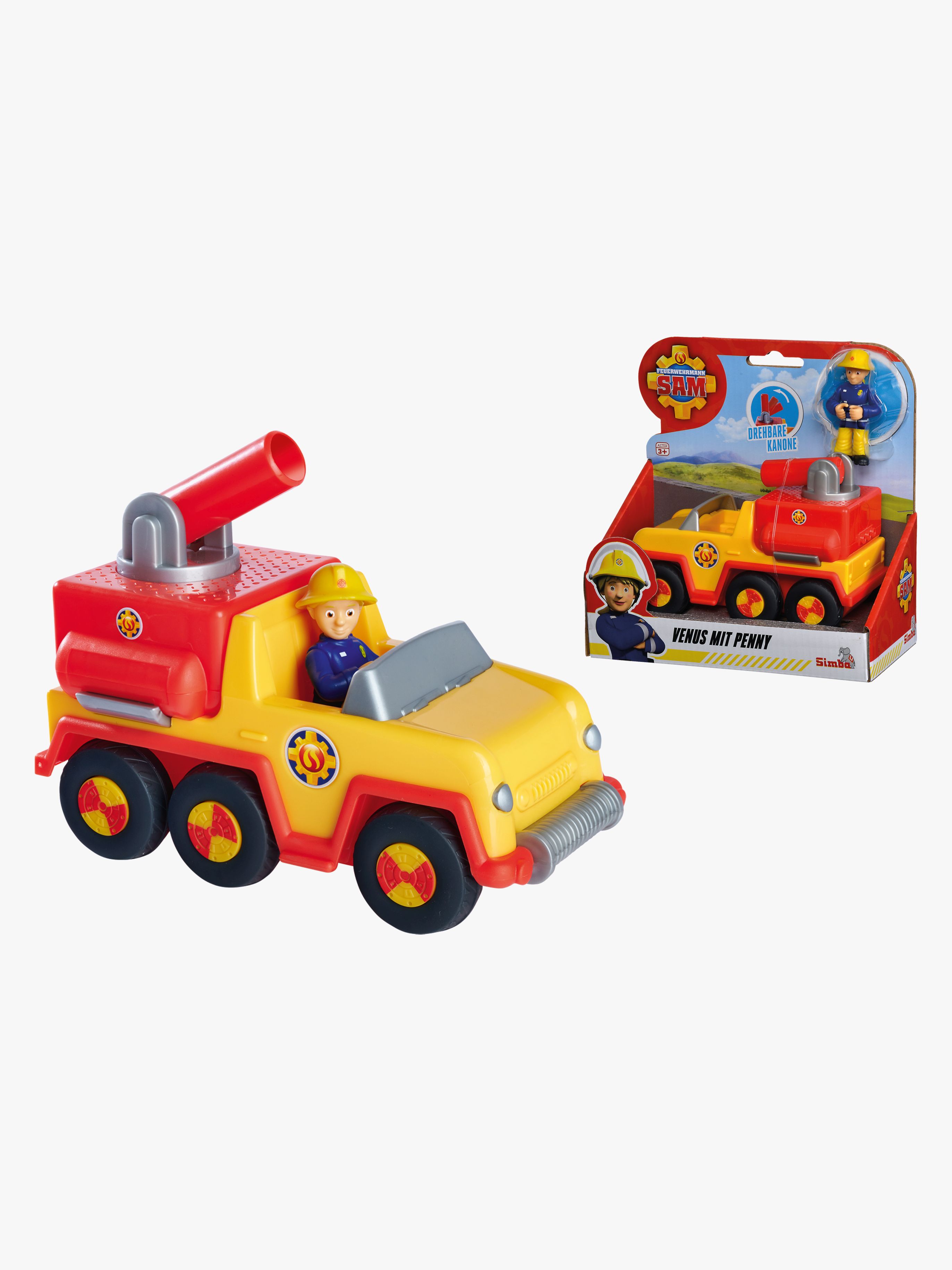 Feuerwehrauto Venus & Penny Figur Feuerwehrmann Sam