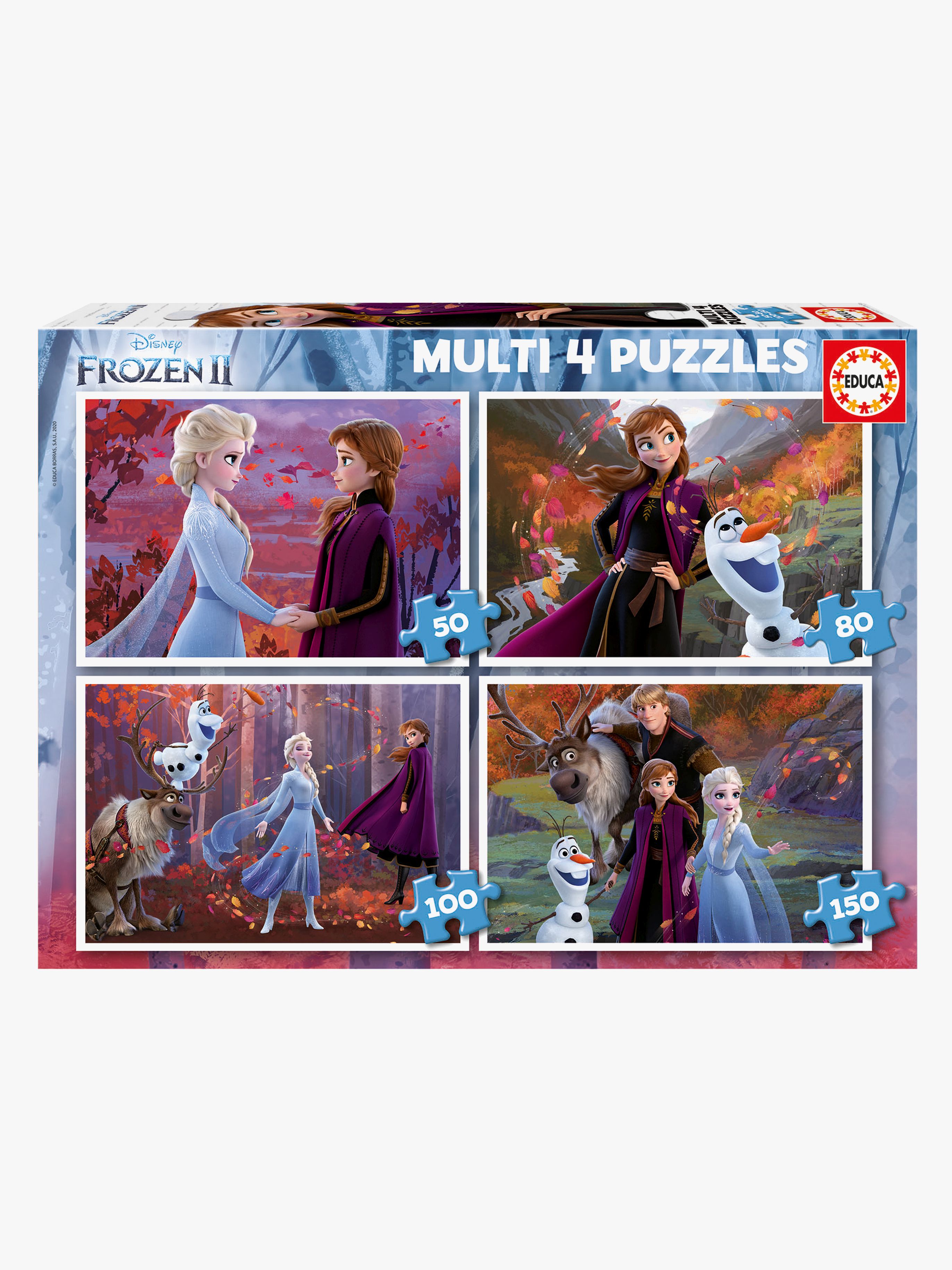 Educa Disney Frozen Puzzles 4-in-1