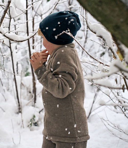 Mikk-Line Wollfilz-Jacke Kind, Melange Denver