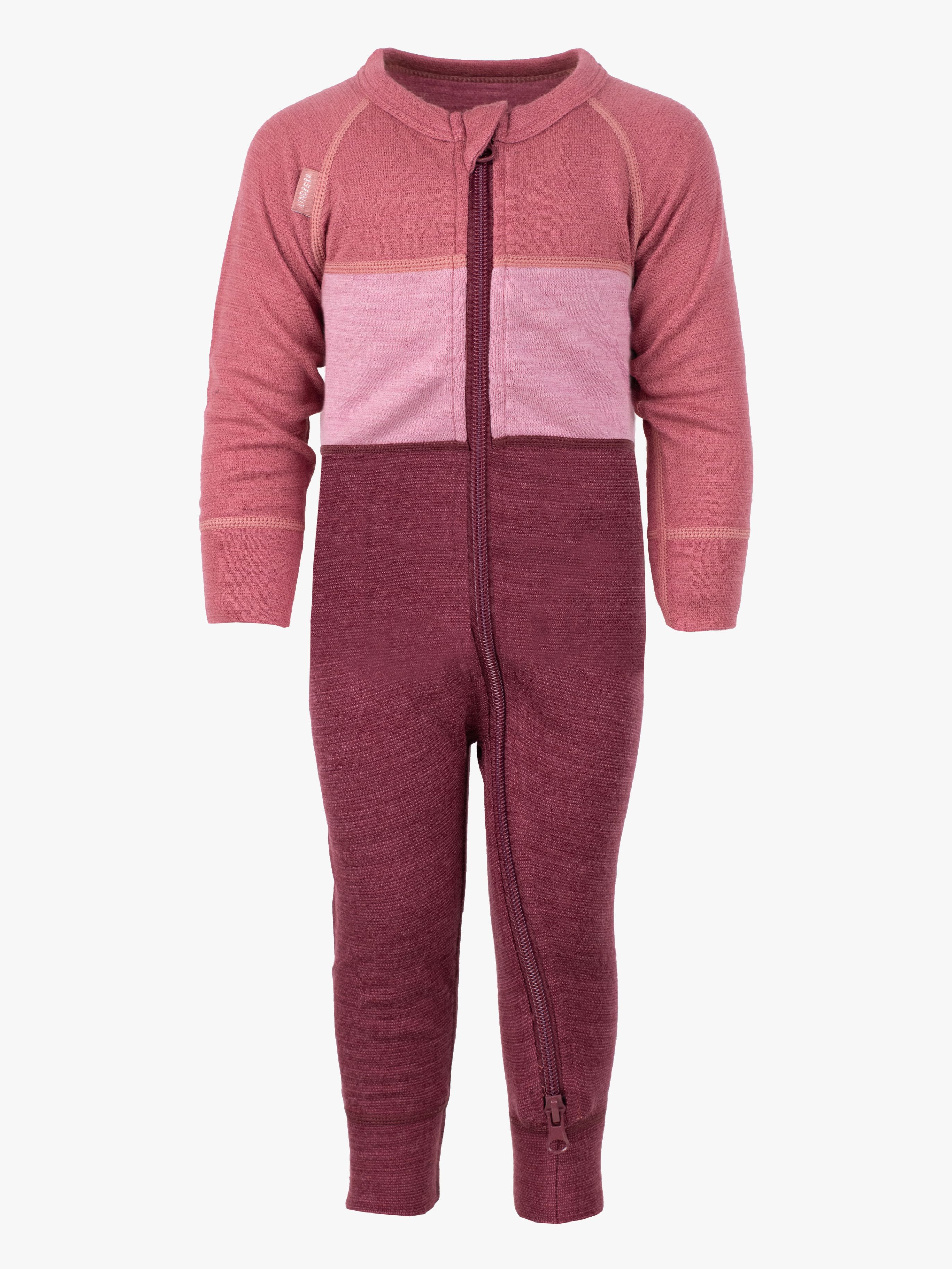 Lindberg Bamboo Merino Thermounterwäsche Overall, Blush/Rose, 62-68