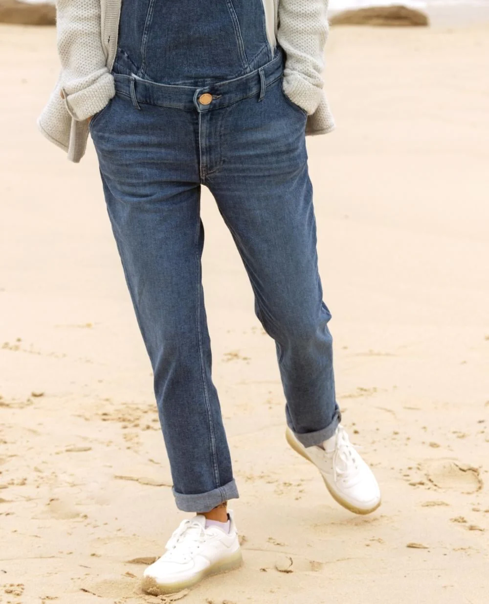 Cache Coeur Carrie Umstandsjeans, Mid-Blue
