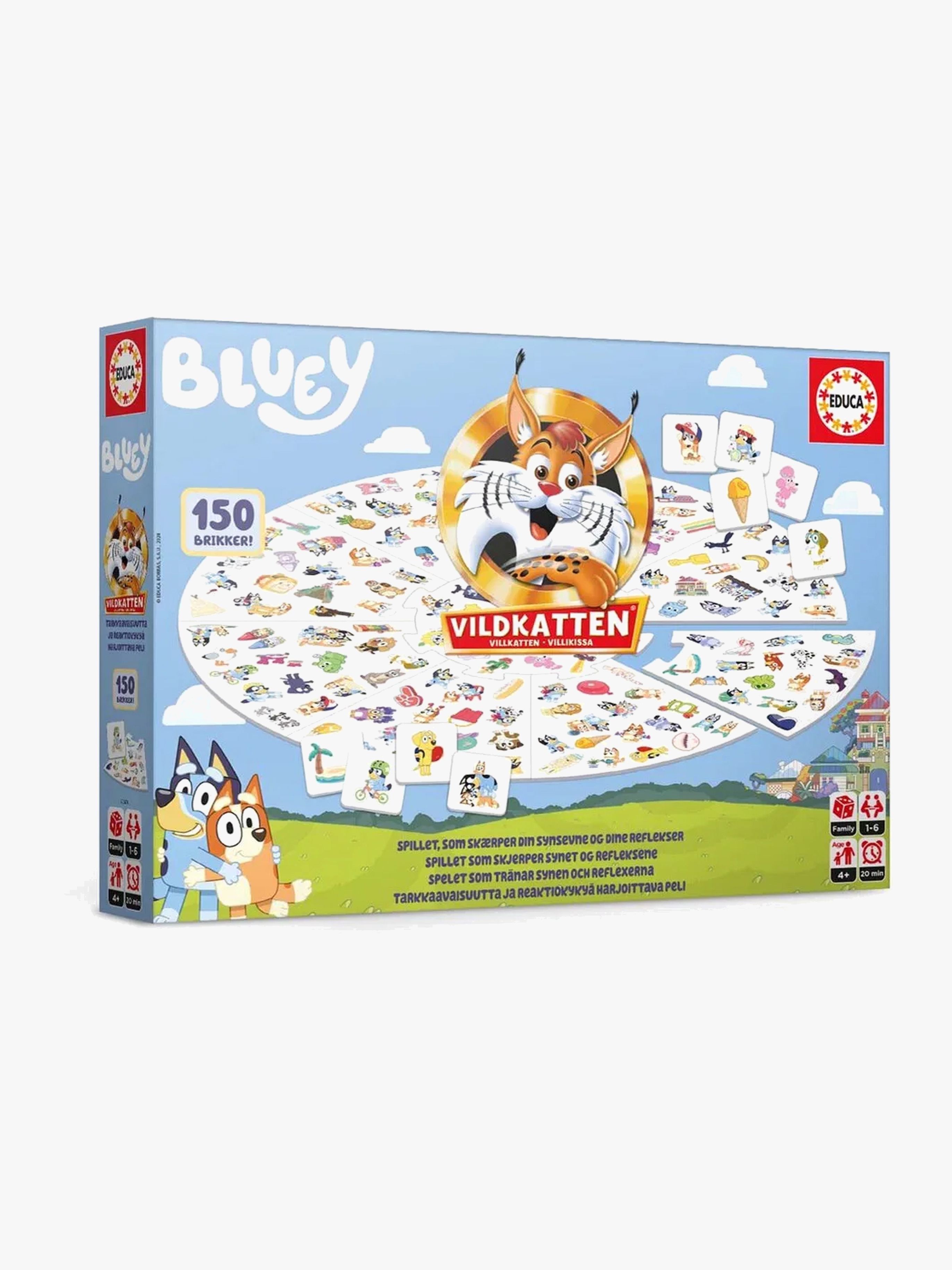 Wildkatze Bluey Spiel 150