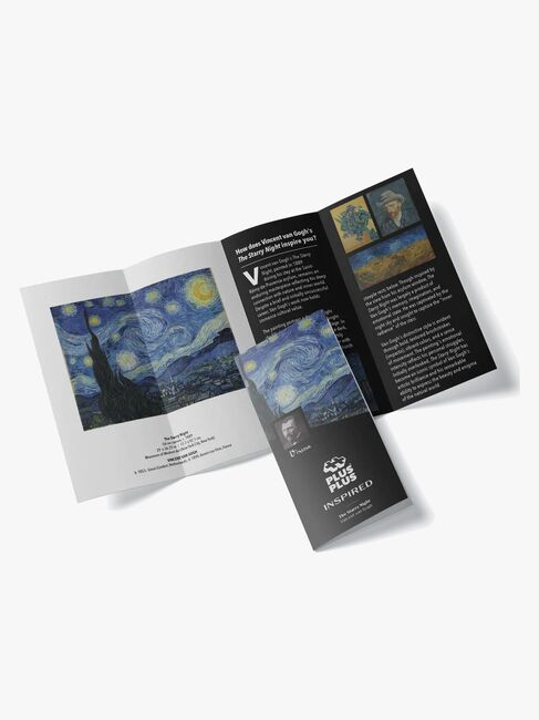 Plus Plus Bau-Set Inspiriert von Van Goghs Sternennacht