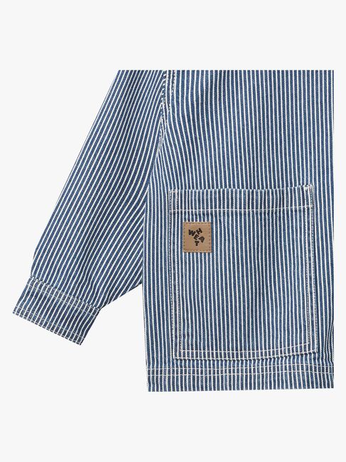 Wheat Cole Overshirt, Denim Stripe
