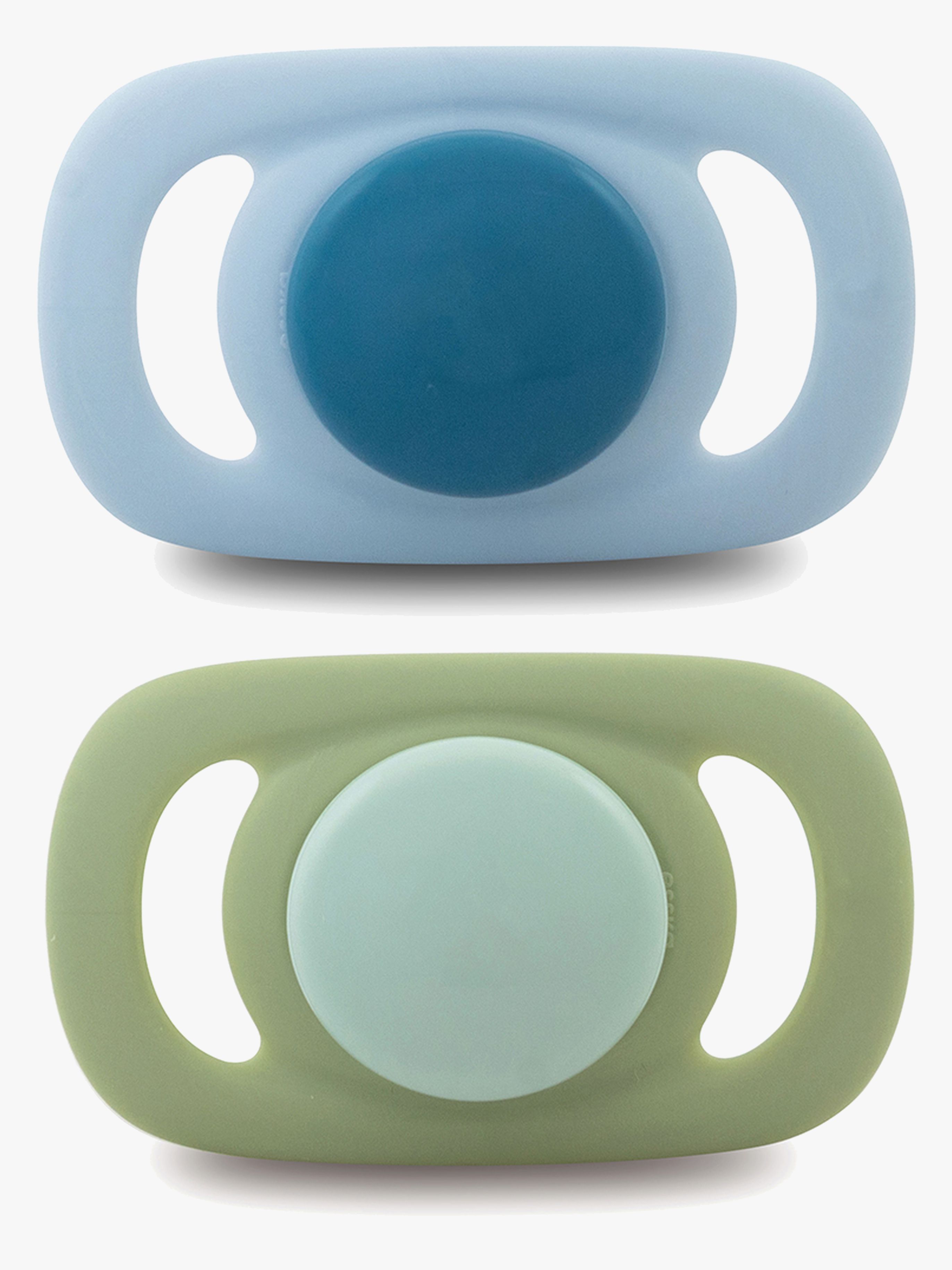 Esska Chilla Schnuller Latex 2er-Pack, Blau