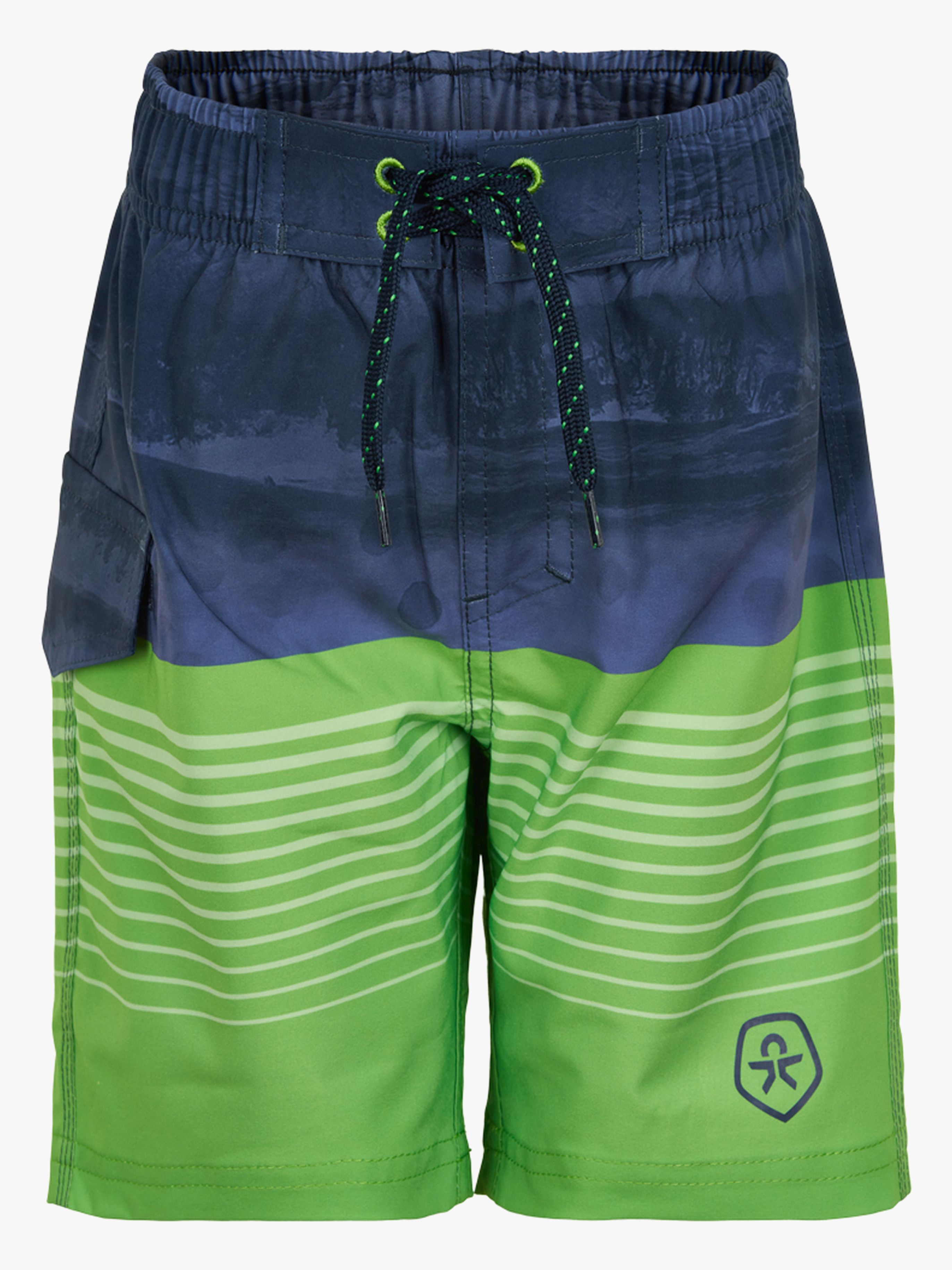 Color Kids Badehose, Grün/Blau, 92