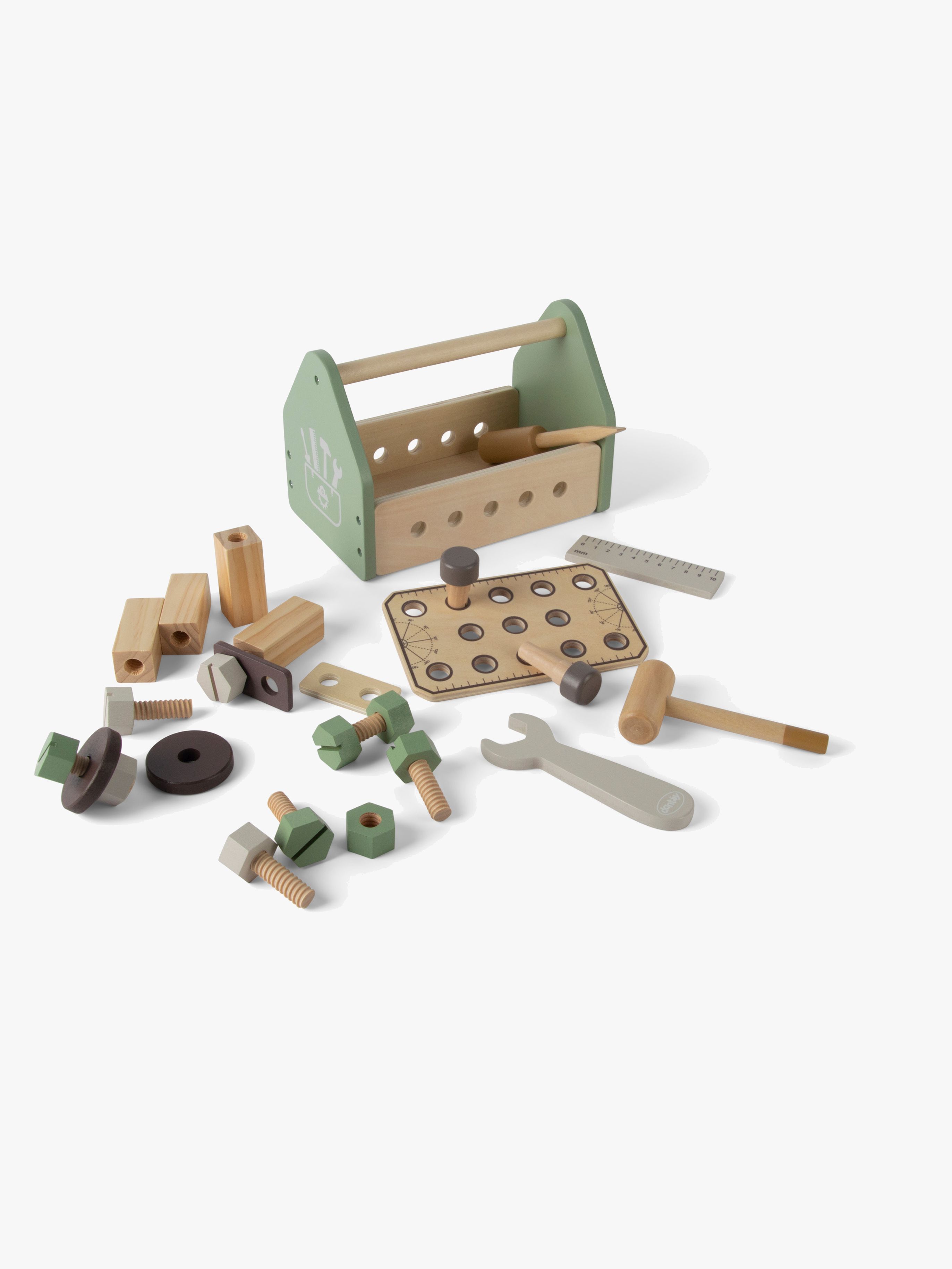 Dantoy Werkzeugkasten Holz in der Geschenkbox