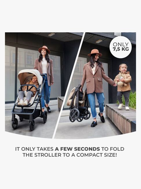 Kinderkraft 3-i-1 NEWLY Kombikinderwagen Travelsystem, Classic Black