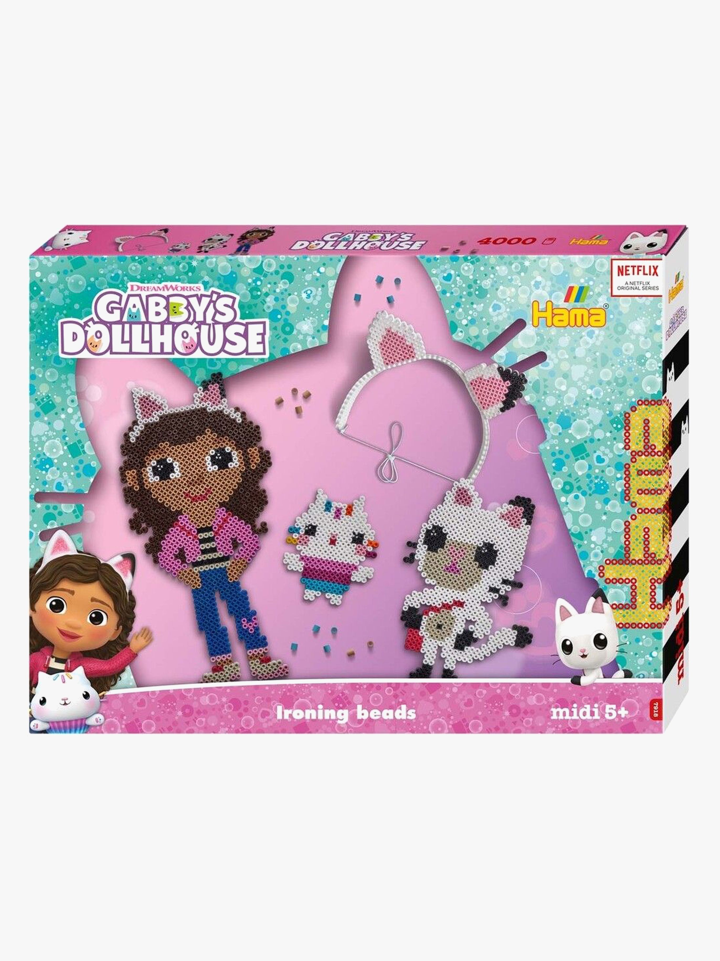 Midi Gabby's Dollhouse Perlenset 4000 Teile