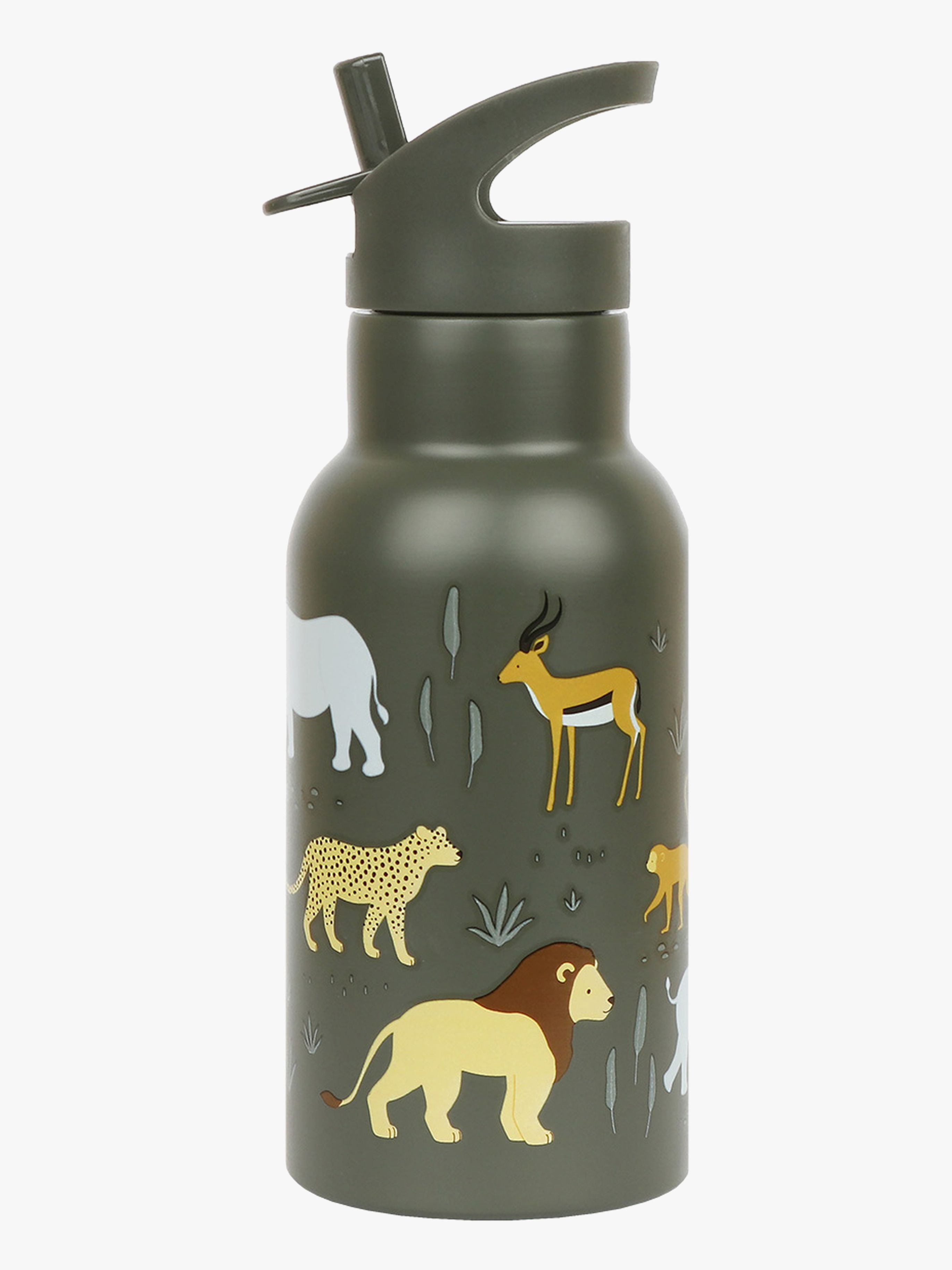 A Little Lovely Company Wasserflasche Savanne 350 ml, Grün