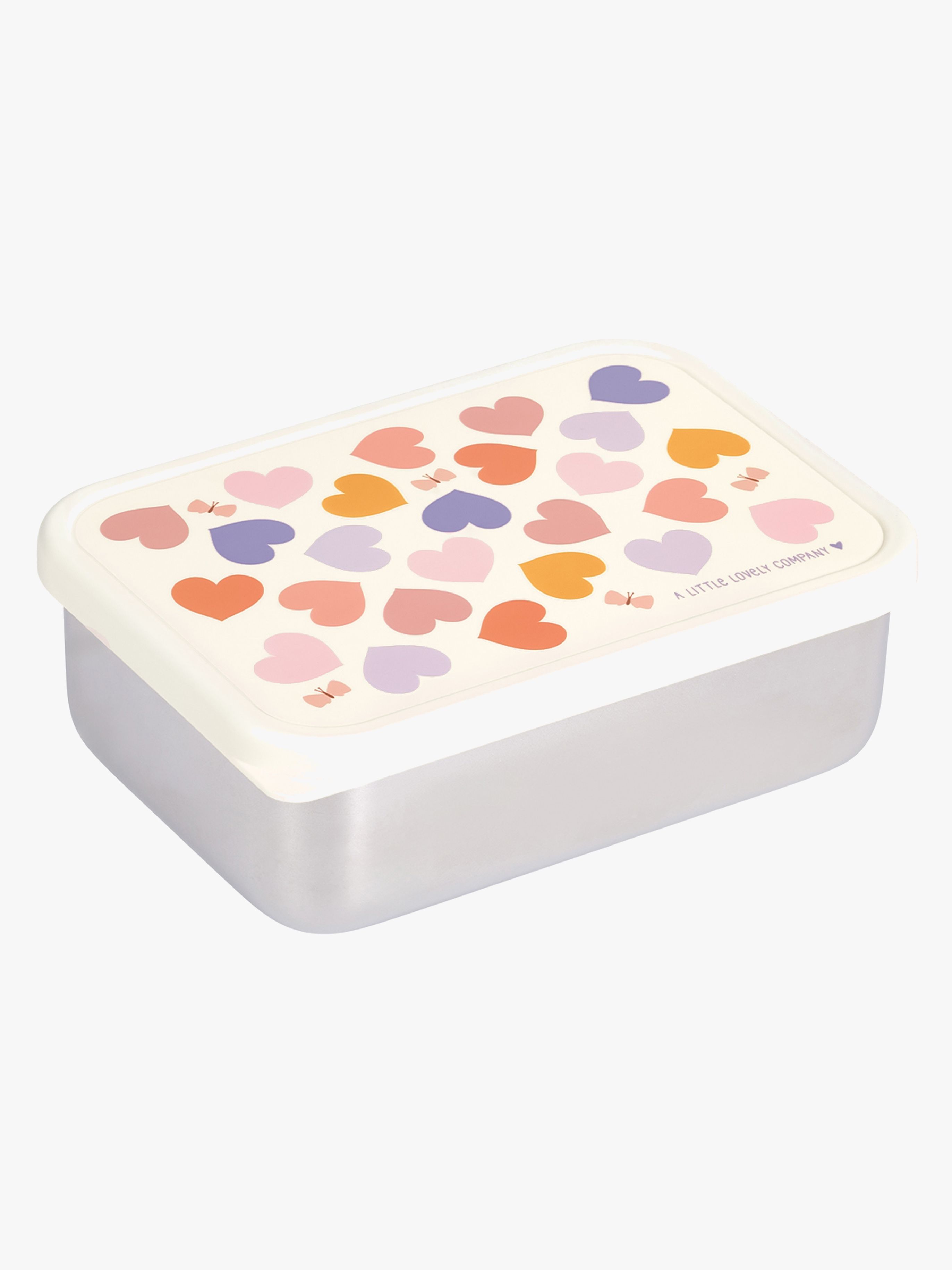 Brotdose Stainless Steel, Hearts