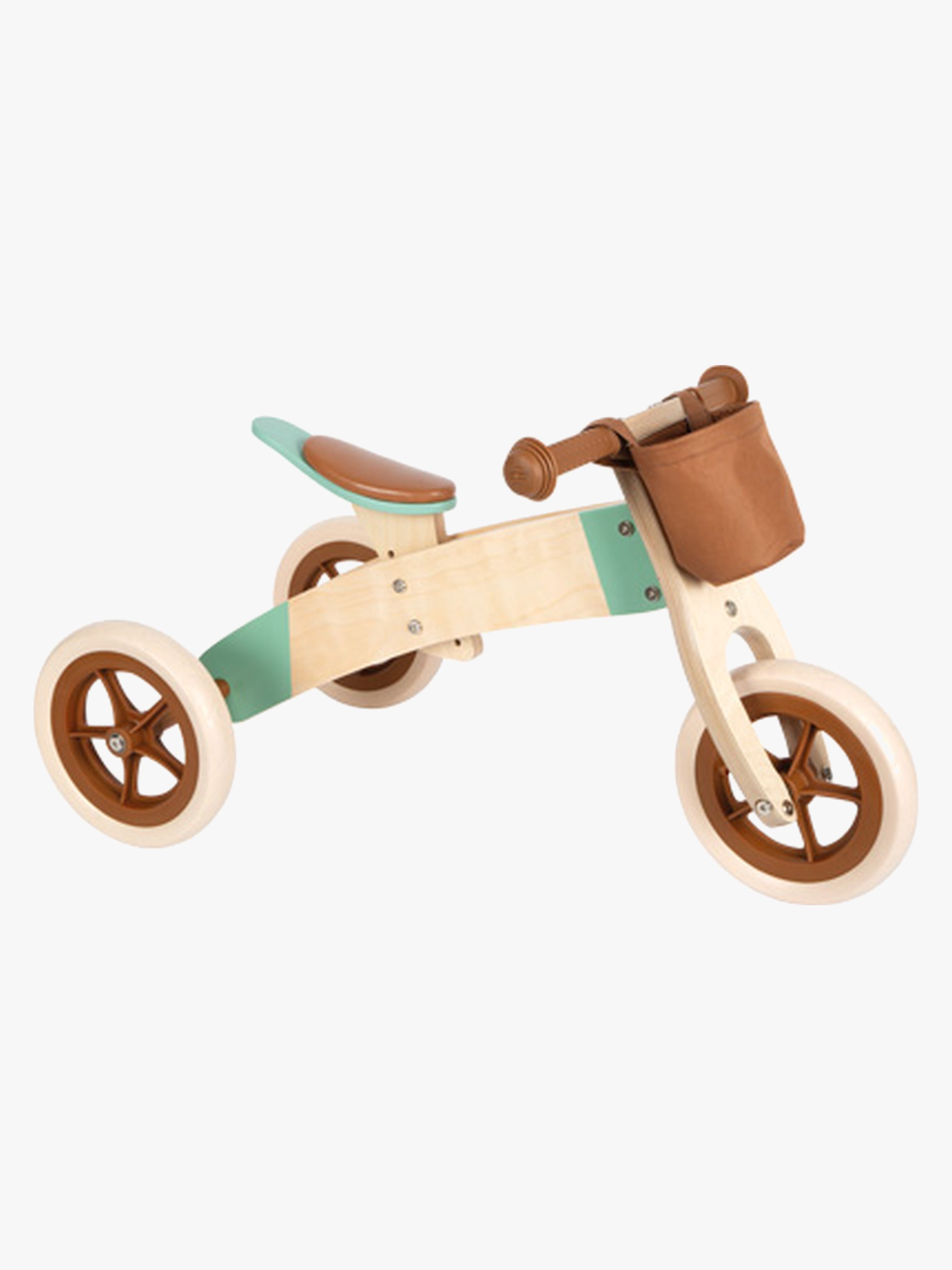Laufrad und Dreirad 4-in-1 Maxi, Karamellbraun