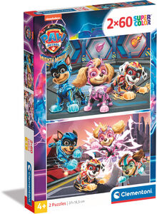 Clementoni Paw Patrol The Mighty Movie Puzzles 2x60 Teile