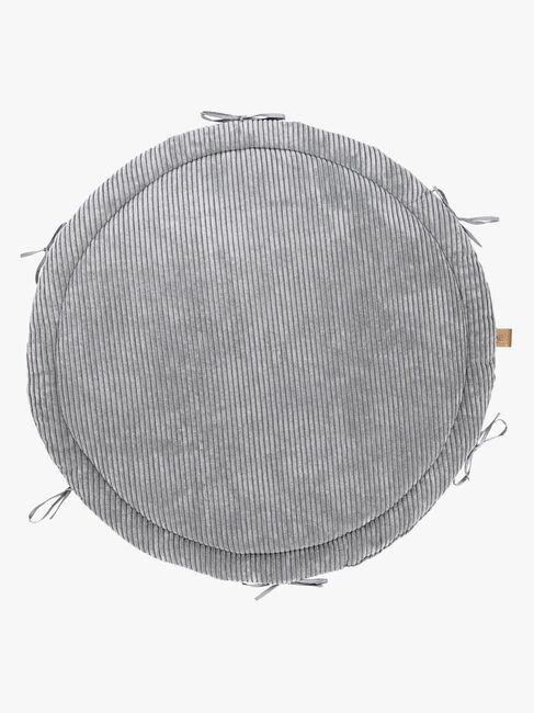 MeowBaby Aesthetic Babynest mit geflochtenem Schutz & Spielteppich, Grey