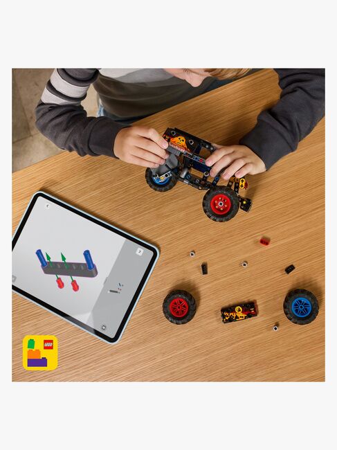 LEGO Technic 42219 Monster Jam Grave Digger Feuer und Eis