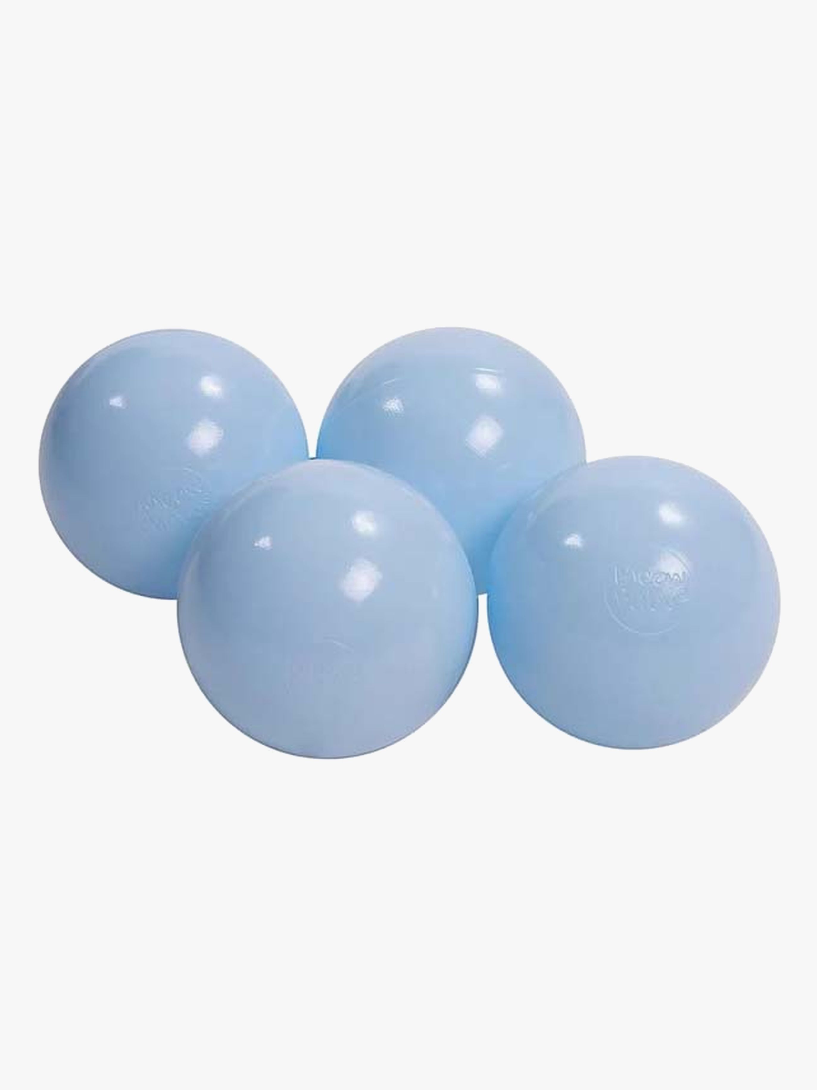 MeowBaby Weiche Kunststoffbälle 7 cm Für Bällebad 50 Stk., Baby Blue