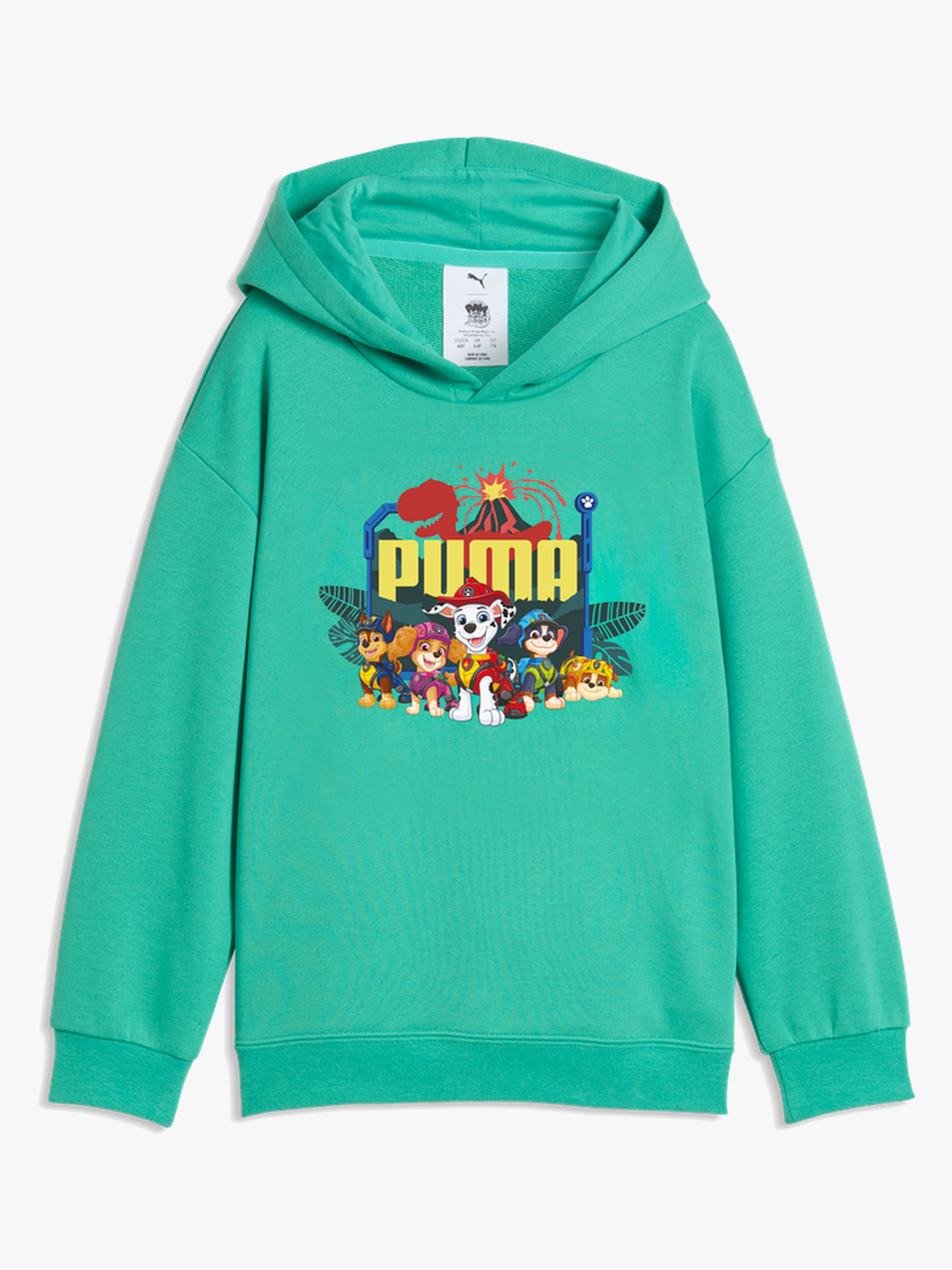 Puma Paw Patrol Kapuzenpullover, Grün, 98