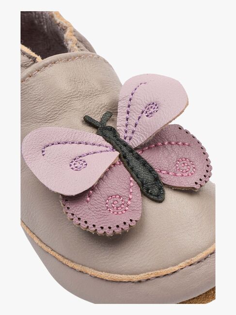 Mikk-Line Leather Hausschuhe, Butterfly