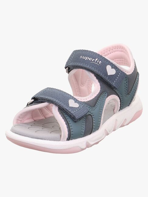 Superfit Pebbles Sandalen, Blau/Pink
