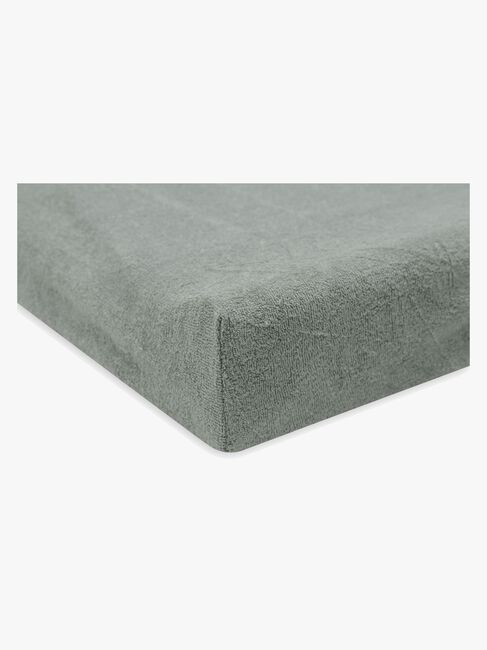 Jollein Wickelauflagenbezüge 50x70cm 2er-Pack, Sea Green/Ivory